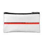 chase who chase you never been the tpe to chase boo,  Cosmetic Bag