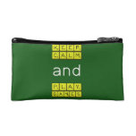KEEP
 CALM
 and
 PLAY
 GAMES  Cosmetic Bag