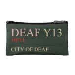 deaf  Cosmetic Bag