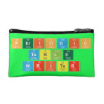 Periodic
 Table
 Writer  Cosmetic Bag