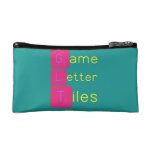 Game
 Letter
 Tiles  Cosmetic Bag