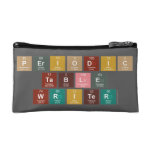 Periodic
 Table
 Writer  Cosmetic Bag