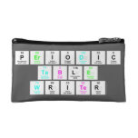 Periodic
 Table
 Writer  Cosmetic Bag
