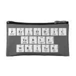 Periodic
 Table
 Writer  Cosmetic Bag
