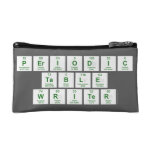 Periodic
 Table
 Writer  Cosmetic Bag
