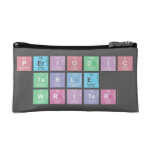 Periodic
 Table
 Writer  Cosmetic Bag