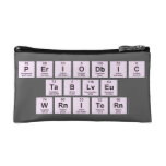 Periodic
 Table
 Writer  Cosmetic Bag