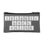 Periodic
 Table
 Writer  Cosmetic Bag