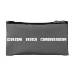 Snowy owl scientist  Cosmetic Bag