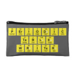 Periodic
 Table
 Writer  Cosmetic Bag