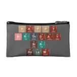 Happy
 Birthday
  Sir 
 Aslam  Cosmetic Bag