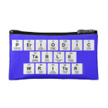 Periodic
 Table
 Writer  Cosmetic Bag