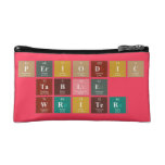 Periodic
 Table
 Writer  Cosmetic Bag
