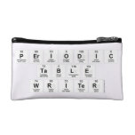 Periodic
 Table
 Writer  Cosmetic Bag