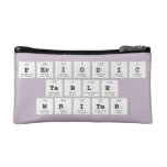 Periodic
 Table
 Writer  Cosmetic Bag