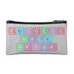 Periodic
 Table
 Writer  Cosmetic Bag