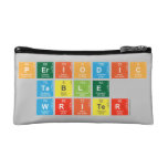 Periodic
 Table
 Writer  Cosmetic Bag