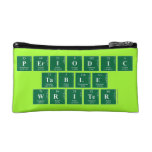 Periodic
 Table
 Writer  Cosmetic Bag