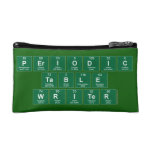 Periodic
 Table
 Writer  Cosmetic Bag