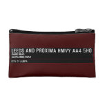 Leeds and Proxima HMVY  Cosmetic Bag