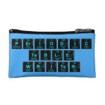 Periodic
 Table
 Writer  Cosmetic Bag