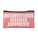 Periodic
 Table
 Writer  Cosmetic Bag