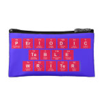 Periodic
 Table
 Writer  Cosmetic Bag