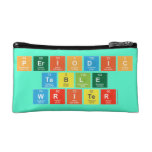 Periodic
 Table
 Writer  Cosmetic Bag