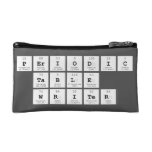 Periodic
 Table
 Writer  Cosmetic Bag