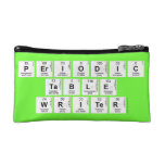 Periodic
 Table
 Writer  Cosmetic Bag