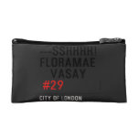 ---sshhhh! FLORAMAE    VASAY   Cosmetic Bag