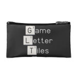 Game
 Letter
 Tiles  Cosmetic Bag