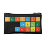 Periodic Table Writer  Cosmetic Bag