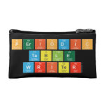 Periodic
 Table
 Writer  Cosmetic Bag