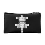 Hg
 Venus
 Earth
 Mars
 Jupiter
 Saturn
 U
 Np  Cosmetic Bag