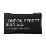 LONDON STREET SIGN  Cosmetic Bag