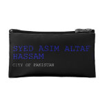 SYED ASIM ALTAF HASSAM  Cosmetic Bag