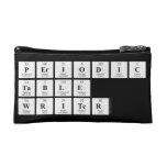 Periodic
 Table
 Writer  Cosmetic Bag