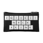 Periodic
 Table
 Writer  Cosmetic Bag