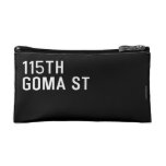 115TH Goma St  Cosmetic Bag