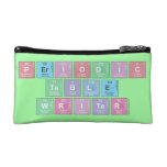 Periodic
 Table
 Writer  Cosmetic Bag