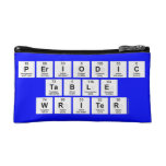 Periodic
 Table
 Writer  Cosmetic Bag