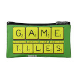 Game
 Letter nomsa luv's andile
 Tiles  Cosmetic Bag