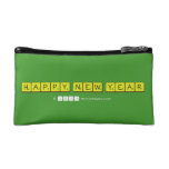 Happy New Year  Cosmetic Bag