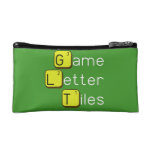 Game Letter Tiles  Cosmetic Bag