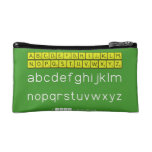 ABCDEFGHIJKLM
 NOPQSTUVWXYZ
 abcdefghijklm
 nopqrstuvwxyz  Cosmetic Bag