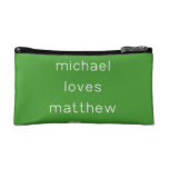 michael
 loves
 matthew  Cosmetic Bag