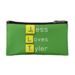 Jess
 Loves
 Tyler  Cosmetic Bag