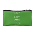 keep
 calm 
 it's JULY,it's
 my boyfriends
 birth month
 hurray!!!  Cosmetic Bag