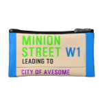 Minion Street  Cosmetic Bag